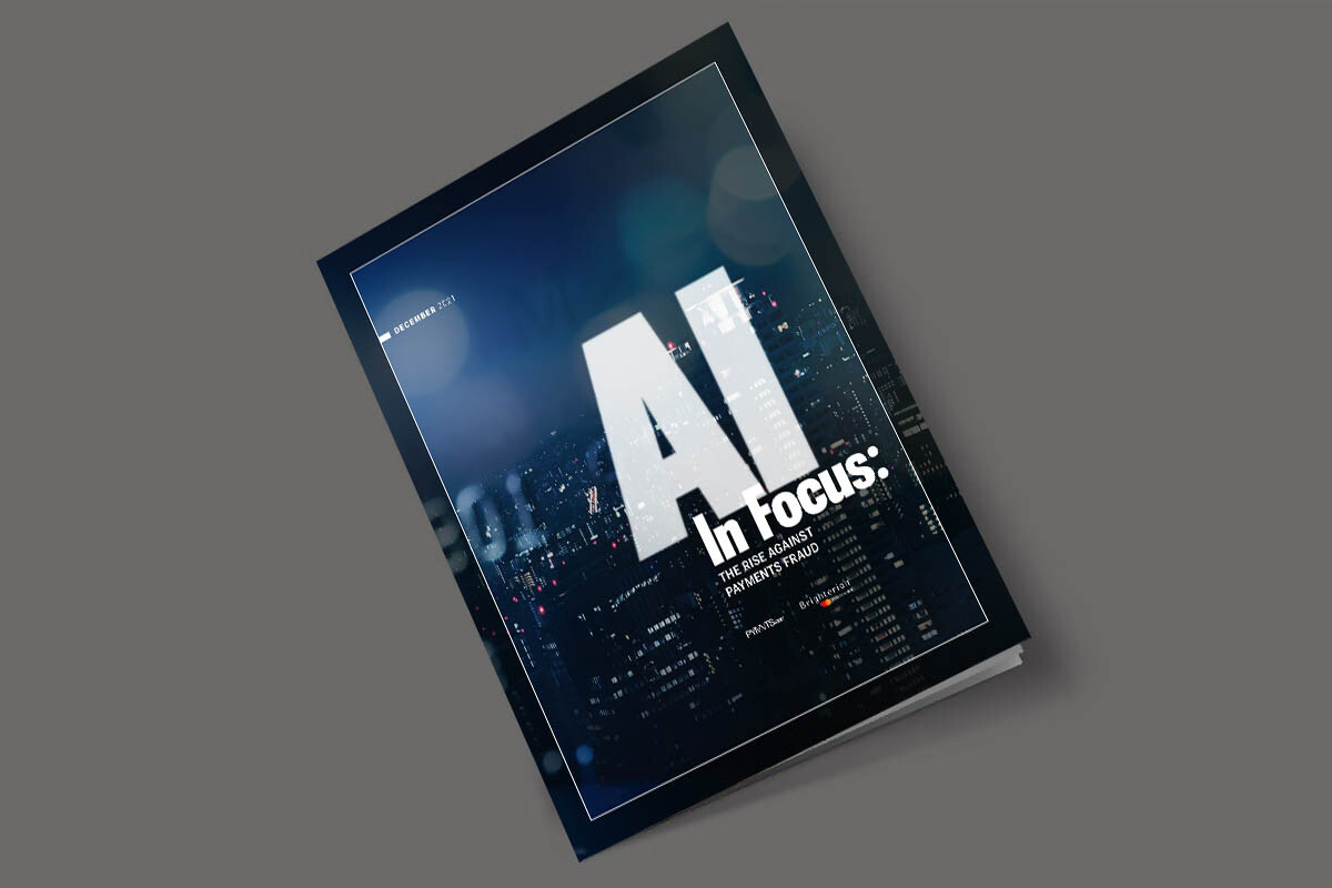 Brighterion Report Cover: AI In Focus: The Rise Against Payments Fraud